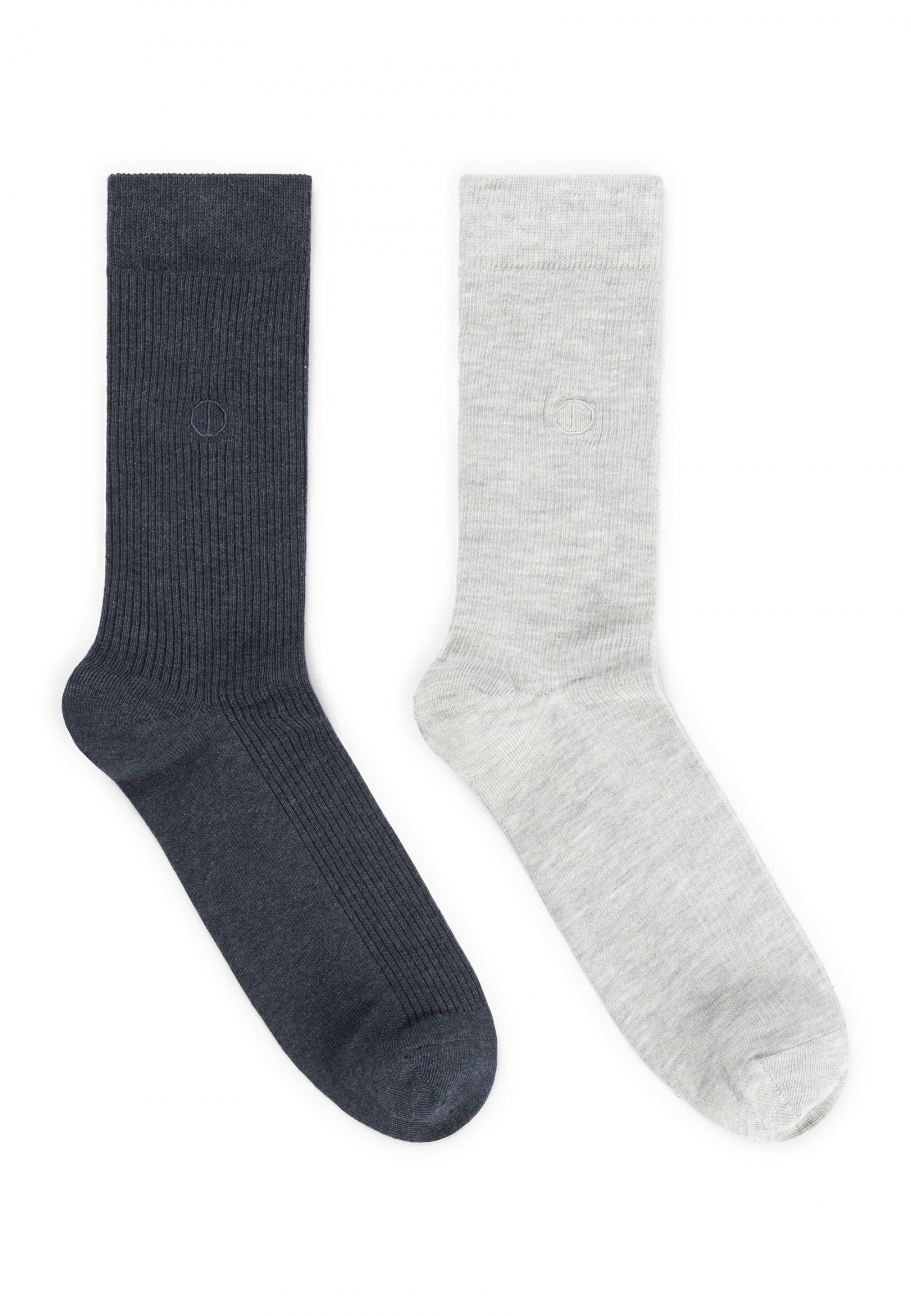 Grey + Navy Melange