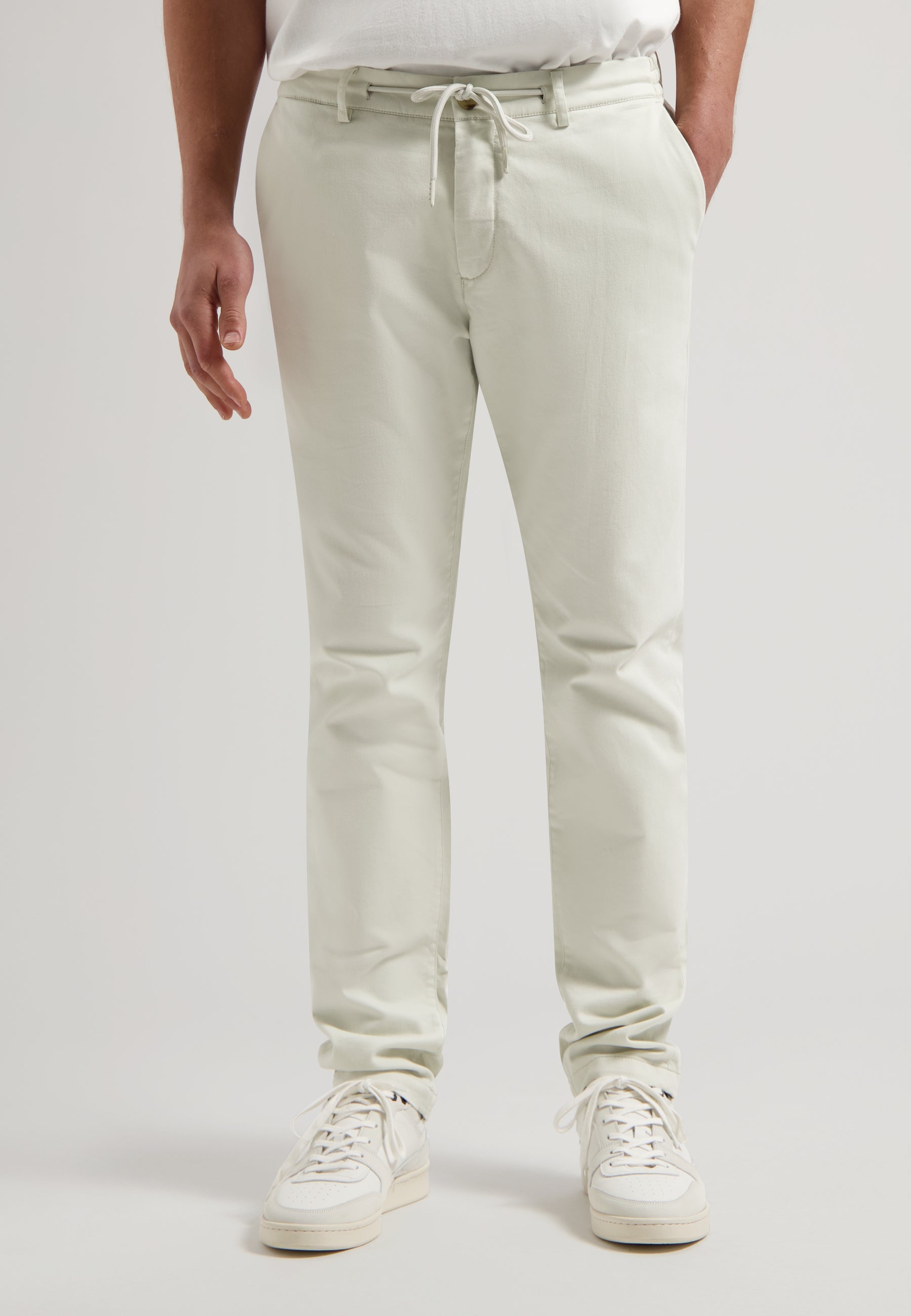 dstrezzed Lancaster Jogger Twill Knit Silver Birch
